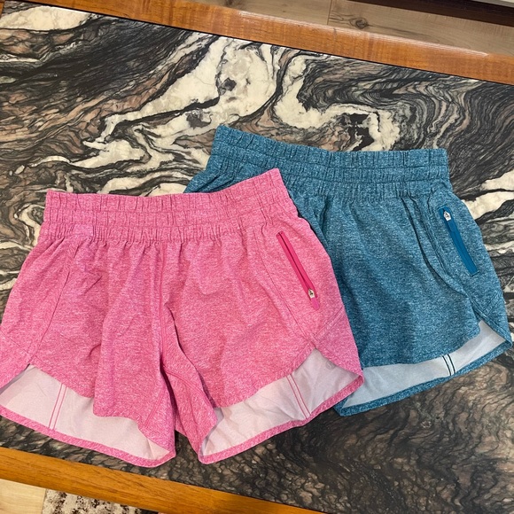 Lululemon pair of tracker shorts - Picture 3 of 4